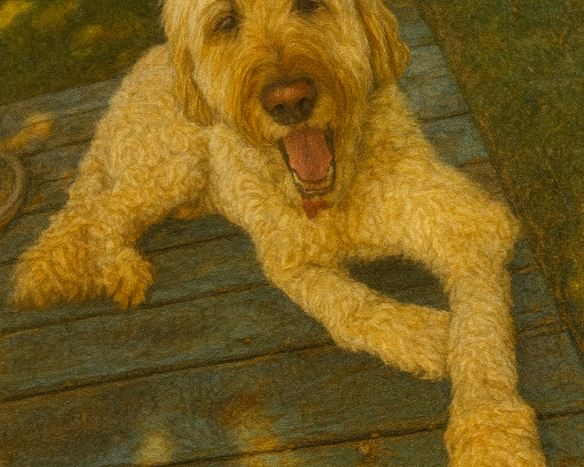 Otis, a rescue dog through IDGRR