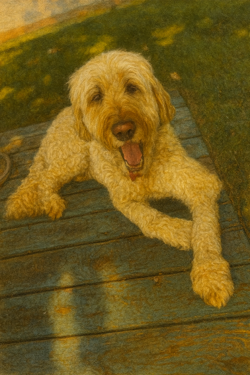 Otis, a rescue dog through IDGRR